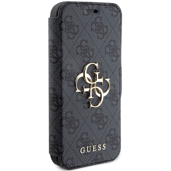 Guess GUBKP15L4GMGGR iPhone 15 Pro 6.1"szary/grey book 4G Metal Logo