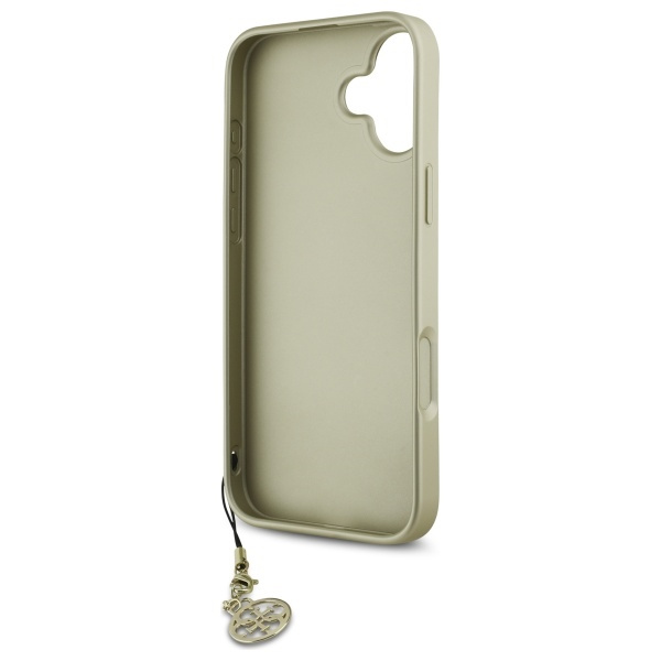 Guess GUHCP16SGF4GBR iPhone 16 6.1"      brązowy/brown hardcase 4G Charms Collection
