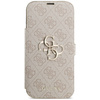 Etui Guess Book 4G Metal Logo do iPhone  17 Pro Max różowy