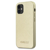 Guess GUHCP12SIGLGO iPhone 12 mini 5,4"złoty/gold hardcase Iridescent
