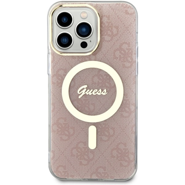 Guess GUHMP14XH4STP iPhone 14 Pro Max6.7" różowy/pink hardcase 4G MagSafe