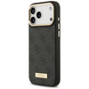Etui Guess 4G Logo Plate MagSafe do      iPhone 17 Pro Max czarny