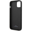 Etui BMW Leather Diamond Pattern na iPhone 14 - burgundowe