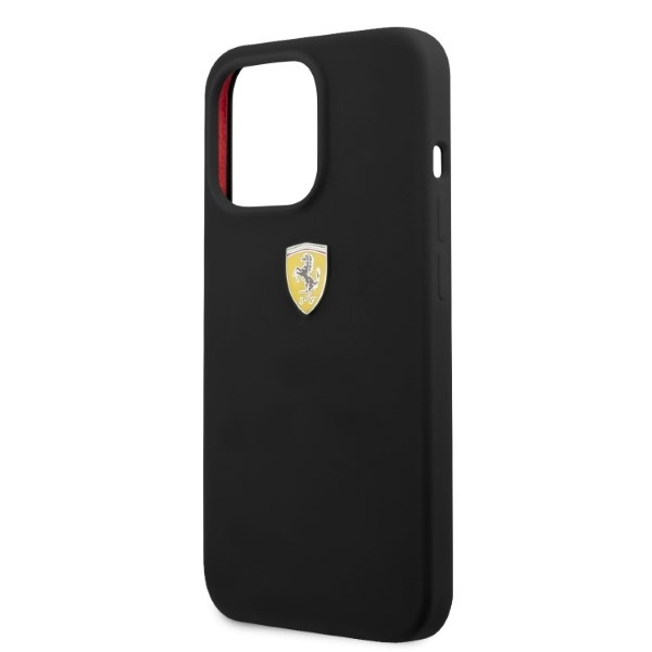 Ferrari FESSIHMP13LBK iPhone 13 Pro / 13 6.1" black/black hardcase Silicone MagSafe