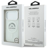 Etui Karl Lagerfeld IML Karl RSG Logo    MagSafe do iPhone 17 Pro przezroczysty