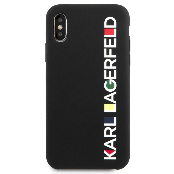 KARL LAGERFELD KLHCPXBHWHBK IPHONE X/XS HARDCASE CZARNY/BLACK GLOSSY BAUHAUS