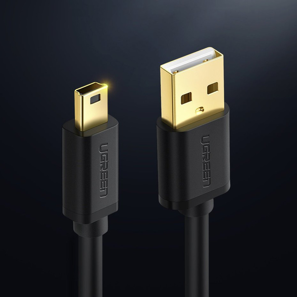 UGREEN CABLE USB - MINI USB 480 MBPS CABLE 1.5 M BLACK (US132 10385)