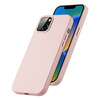 Dux Ducis Grit skórzane etui do iPhone 14 elegancki pokrowiec ze sztucznej skóry (kompatybilne z MagSafe) różowy