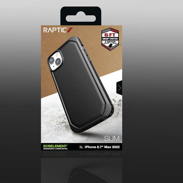 Raptic X-Doria Slim Case etui iPhone 14 Plus pokrowiec plecki czarny