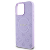 Guess GUHMP16LPSAPSMEU iPhone 16 Pro6.3" fioletowy/purple hardcase Saffiano Peony Classic Logo MagSafe