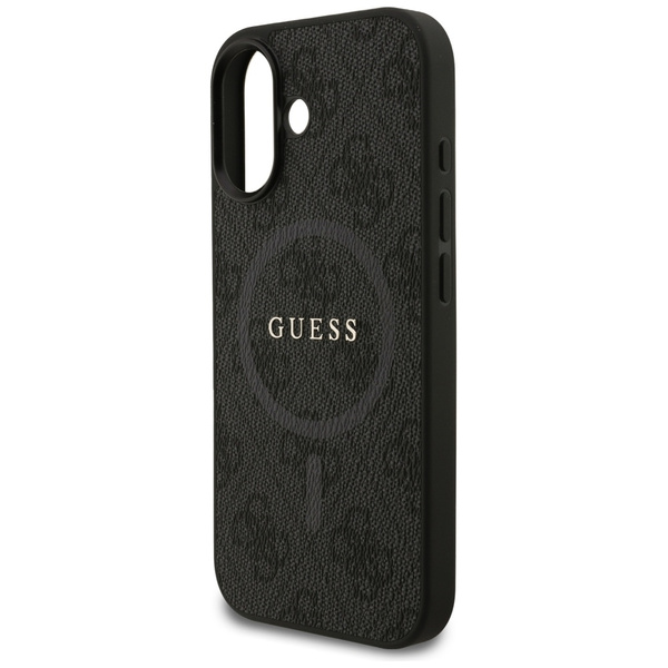 Etui Guess 4G Ring Classic Logo MagSafe  do iPhone 17 czarny