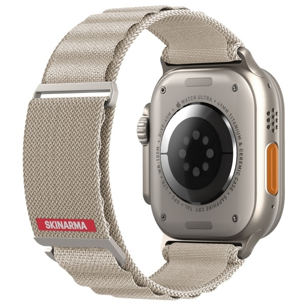 Skinarma pasek Kobu Apple Watch Ultra     49/45/44mm kość słoniowa/ivory