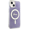 Guess GUHMP14MH4STU iPhone 14 Plus/ 15 Plus 6.7" purpurowy/purple hardcase 4G MagSafe