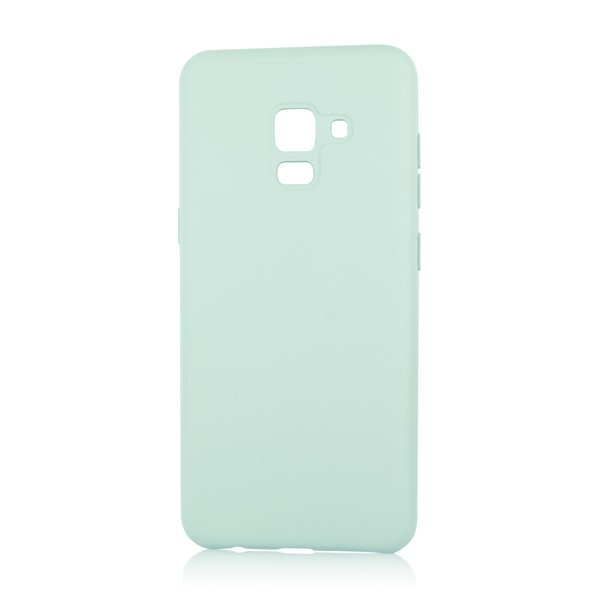 ETUI SILICONE CASE IPHONE XS MAX MIĘTOWY WYCIĘCIE NA LOGO