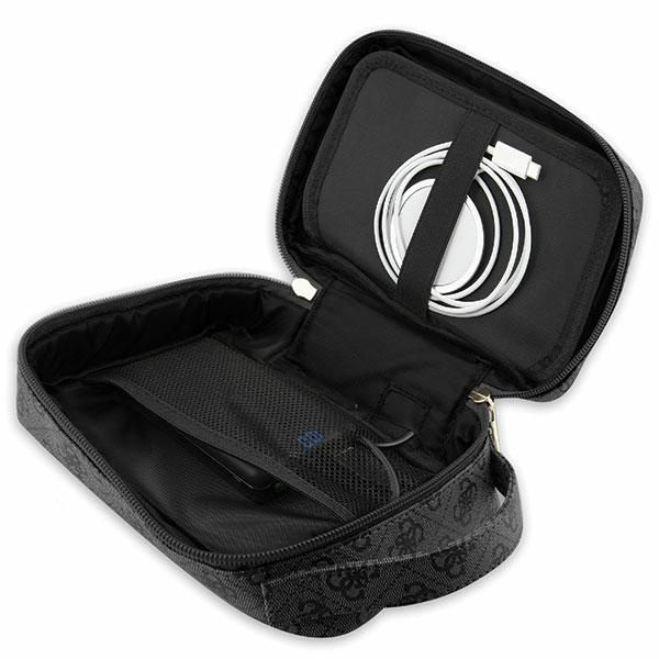 Guess Torba GUHBP4RPSK Organizerczarny/black 4G Printed Stripes