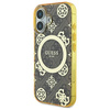 Guess GUHMP16SH4PYEEW iPhone 166.1" brązowy/brown hardcase IML Peony On 4G Background MagSafe
