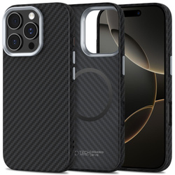 TECH-PROTECT ION CARBON MAGSAFE IPHONE 16 PRO MAX BLACK/SILVER