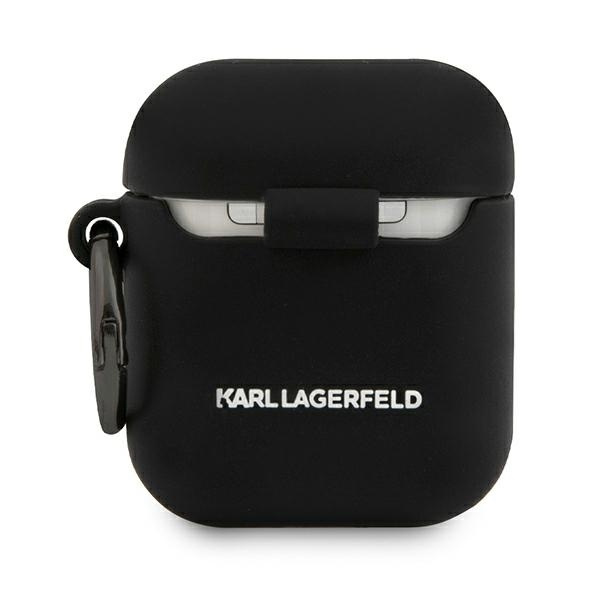 KARL LAGERFELD KLACA2SILCHBK AIRPODS 1/2 COVER BLACK/BLACK SILICONE CHOUPETTE