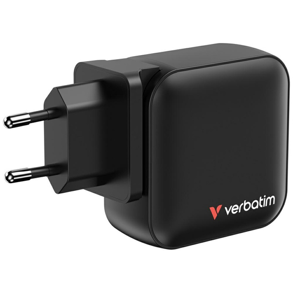 Ładowarka sieciowa Verbatim Mini GaN     100W 3xUSB-C PD/1x USB-A QC czarny 32231