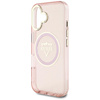 Etui Guess IML Metal Mountain Logo       MagSafe do iPhone 16 różowy