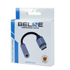 Beline Adapter USB-C/Jack 3,5mm szary/gray DAC Samsung/iPhone 15