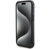 Etui Ferrari Grip Stand Metal Logo na iPhone 15 - czarne