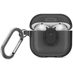 Etui UNIQ Glase Pro do AirPods 4 Lock    Case dymny