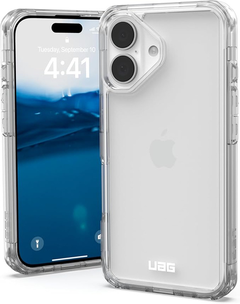 URBAN ARMOR GEAR Plyo Case Compatible with Apple iPhone 16 Ice