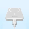 Powerbank Baseus Magnetic Mini Air PPCXM06A 6000mAh 20W z kablem Simple Series USB-C - biały