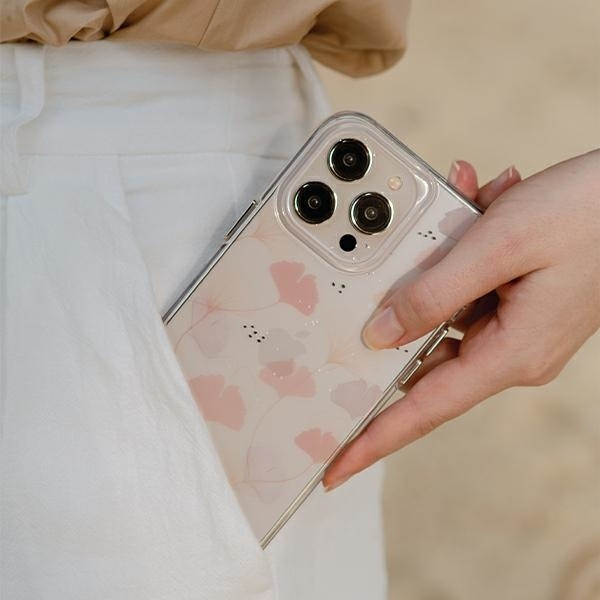 Etui UNIQ Coehl Meadow na iPhone 14 Pro - różowe