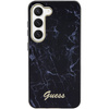 Guess GUHCS23SPCUMAK S23 S911czarny/black hardcase Marble