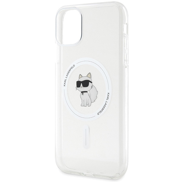 KARL LAGERFELD KLHMN61HFCCNOT IPHONE 11 /XR TRANSPARENT/TRANSPARENT HARDCASE IML CHOUPETTE MAGSAFE