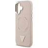 Etui Guess Triangle Logo MagSafe do      iPhone 17 różowy