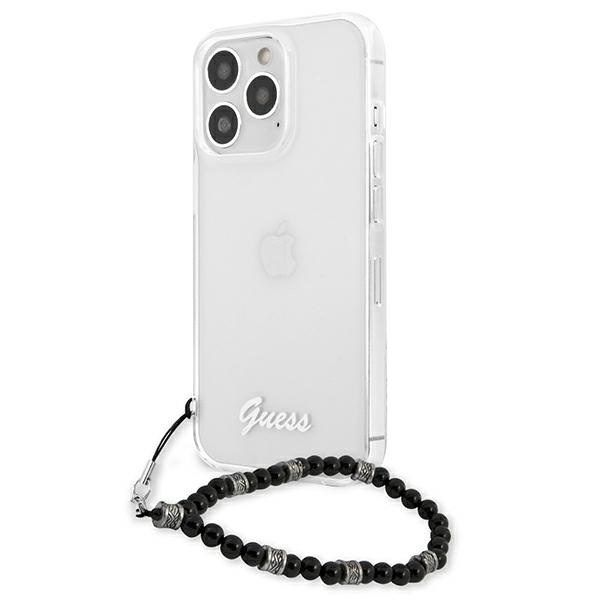 Guess GUHCP13XKPSBK iPhone 13 Pro Max6,7" Transparent hardcase Black Pearl
