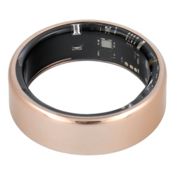 Smart Ring R11M- inteligentny pierścień ze stali ze stacją ładującą rozmiar 8 (18,1mm) złoty