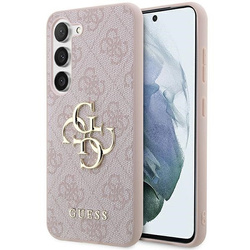 Guess GUHCS23FE4GMGPI S711 S23 FEróżowy/pink hardcase 4G Big Metal Logo