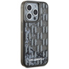 Etui Karl Lagerfeld Liquide Glitter      Monogram Gradient do iPhone 15 Pro czarny