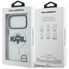 Etui Karl Lagerfeld IML Karl Sketch Logo MagSafe do iPhone 17 Pro przezroczysty