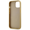 Etui Karl Lagerfeld Wrinkled Metal       Signature do iPhone 15 złoty