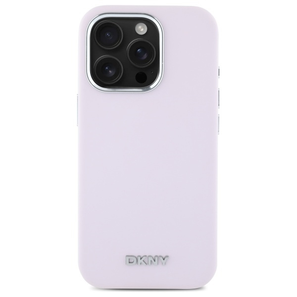 DKNY DKHMP16LSMCHLP iPhone 16 Pro 6.3"   różowy/pink hardcase Liquid Silicone Small Metal Logo MagSafe