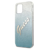 Guess GUHCP12MPCUGLSBL iPhone 12/12 Pro6,1" niebieski/blue hardcase Glitter Gradient Script
