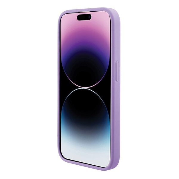 Guess GUHMP15SPSAHMCU iPhone 15 / 14 / 13 6.1" fioletowy/purple hardcase Saffiano MagSafe