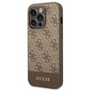 Guess GUHCP14LG4GLBR iPhone 14 Pro6,1" brązowy/brown hard case 4G Stripe Collection