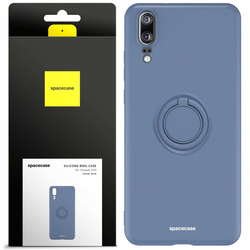 Spacecase Etui Silicone Ring Huawei P20 blue