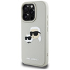Etui Karl Lagerfeld HC 3D Rubber Double   Heads do iPhone 16 Pro beżowy