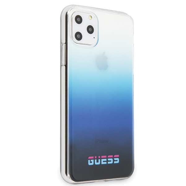 Guess GUHCN65DGCNA iPhone 11 Pro Maxniebieski/gradient blue hard case California
