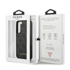 Guess GUHCS22SG4GFGR S22 S901szary/grey hard case 4G Metal Gold Logo