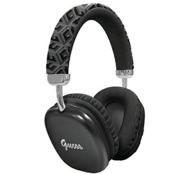 Guess słuchawki nauszne BluetoothGUBHK1GCTCSK czarny/black Gcube Metallic Script Logo