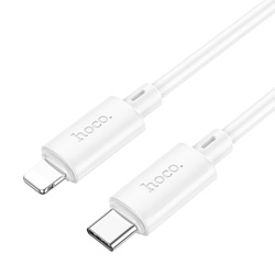 Kabel USB C do Lightning Hoco PD 2,4A 20W 1 m X88 biały