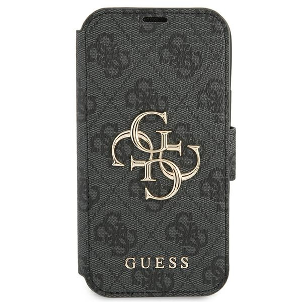 Guess GUBKP13L4GMGGR iPhone 13 Pro / 136,1" szary/grey book 4G Big Metal Logo
